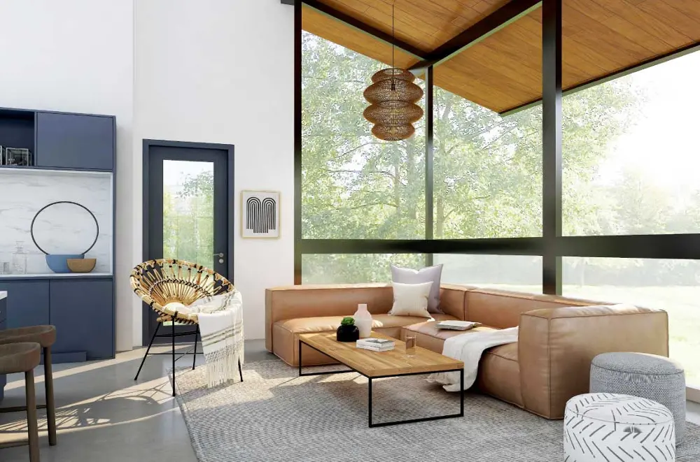 Modern interior designs help create spacious and lighter open floorplans